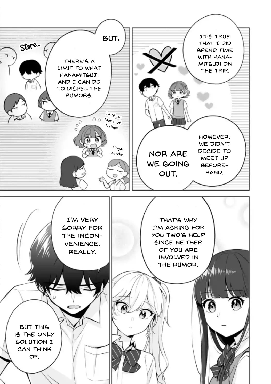 Please Leave Me Alone (For Some Reason, She Wants to Change a Lone Wolf's Helpless High School Life.) Chapter 21 page 13 - Chapter 21: I Didn't Expect Shiramine to be the Type to Hold a Grudge This Much?