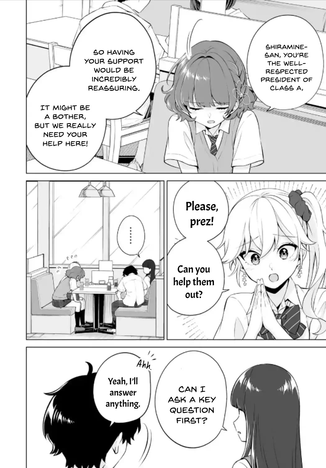 Please Leave Me Alone (For Some Reason, She Wants to Change a Lone Wolf's Helpless High School Life.) Chapter 21 page 14 - Chapter 21: I Didn't Expect Shiramine to be the Type to Hold a Grudge This Much?