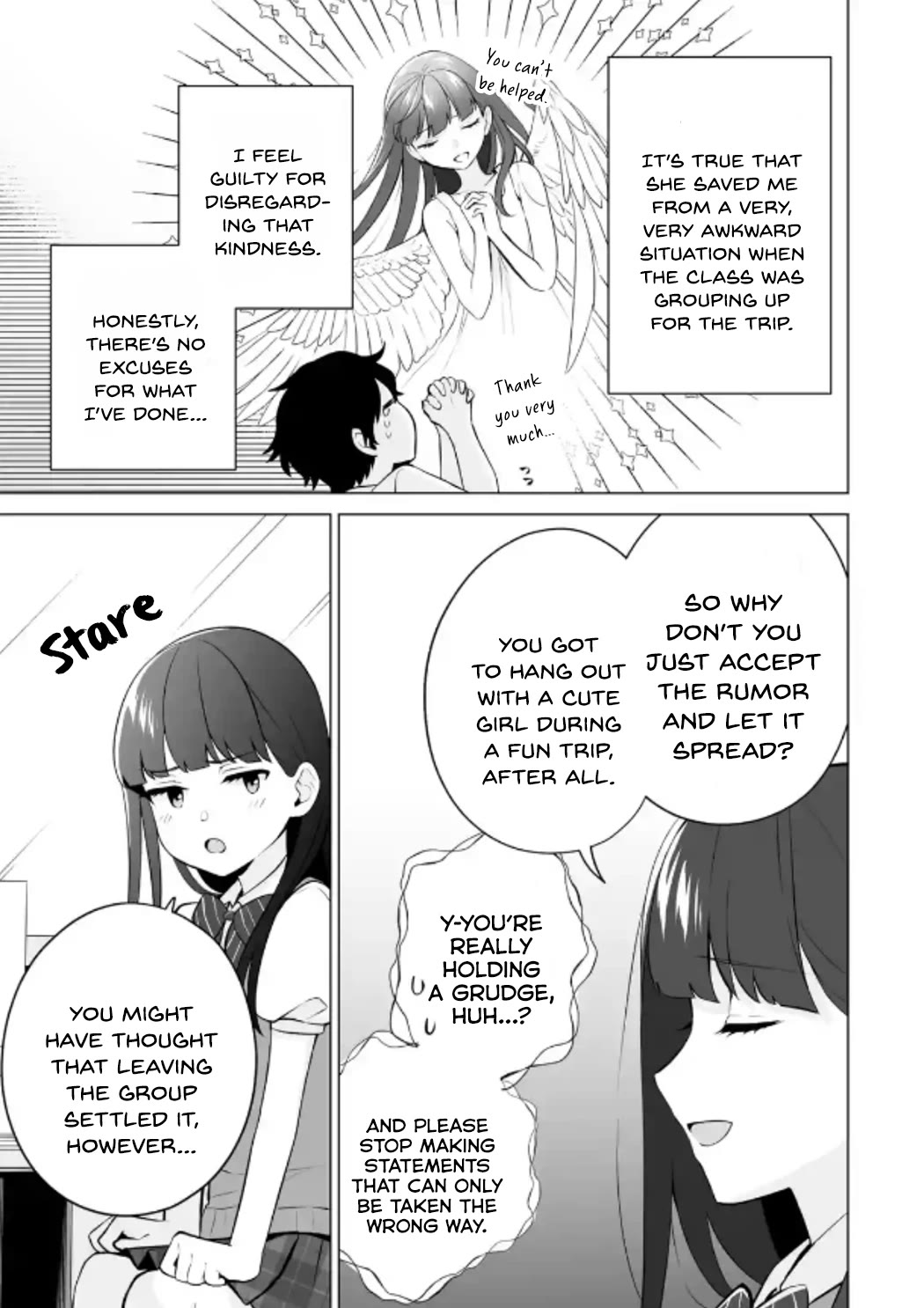 Please Leave Me Alone (For Some Reason, She Wants to Change a Lone Wolf's Helpless High School Life.) Chapter 21 page 19 - Chapter 21: I Didn't Expect Shiramine to be the Type to Hold a Grudge This Much?