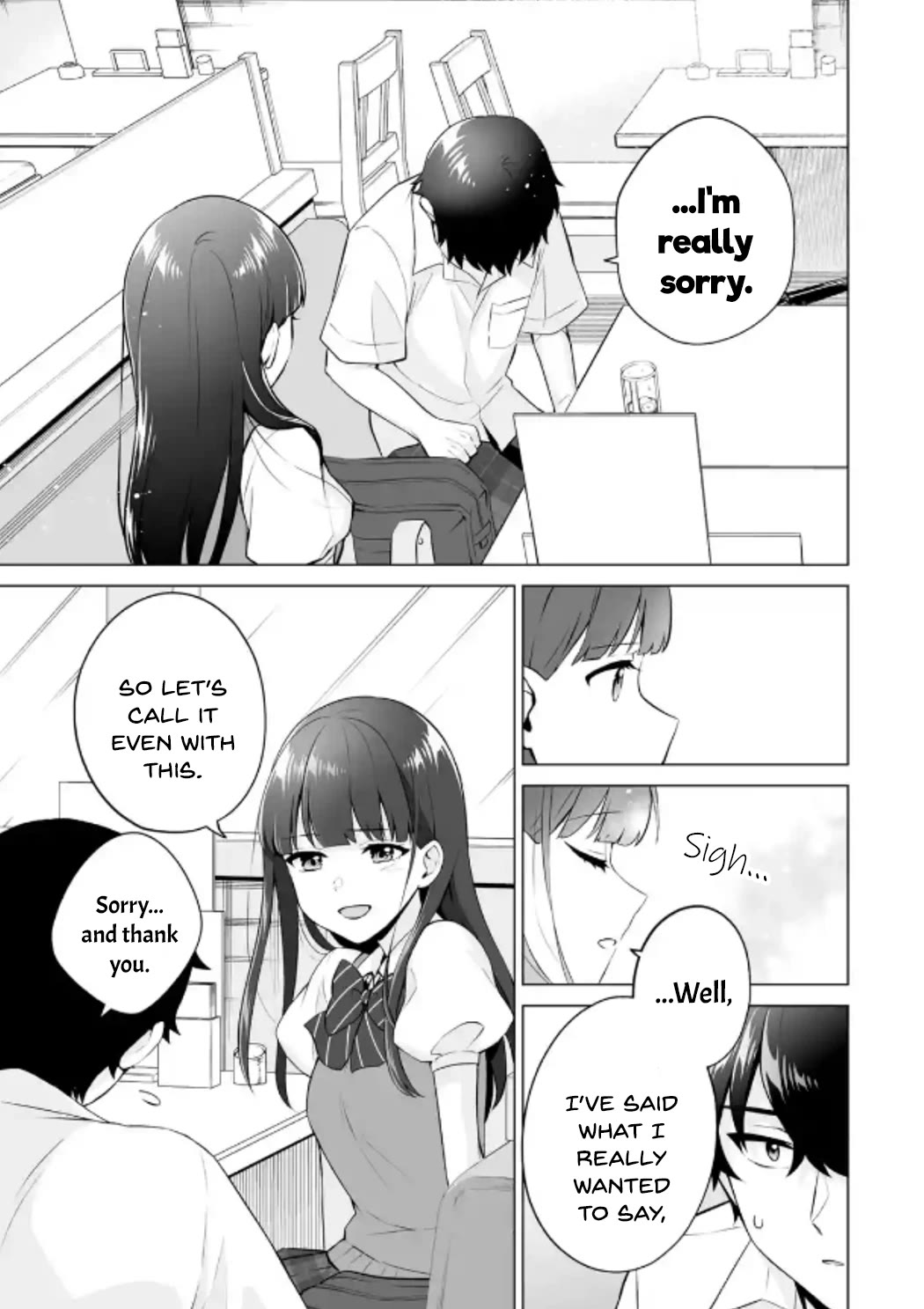 Please Leave Me Alone (For Some Reason, She Wants to Change a Lone Wolf's Helpless High School Life.) Chapter 21 page 23 - Chapter 21: I Didn't Expect Shiramine to be the Type to Hold a Grudge This Much?