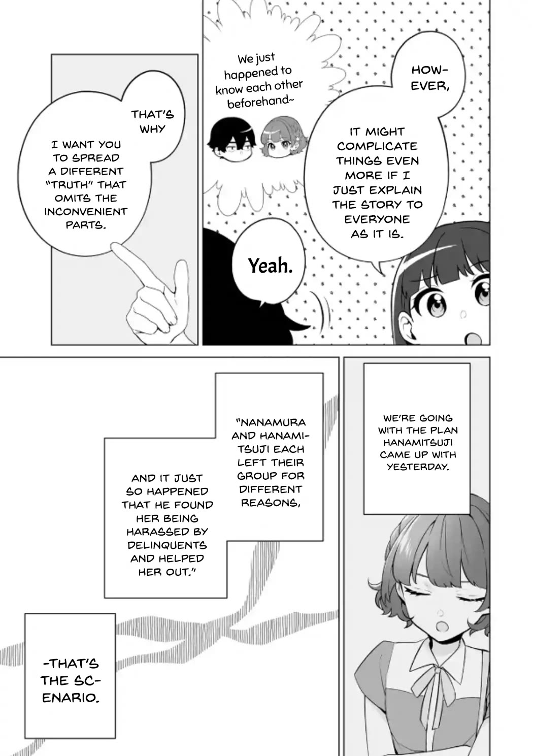 Please Leave Me Alone (For Some Reason, She Wants to Change a Lone Wolf's Helpless High School Life.) Chapter 21 page 25 - Chapter 21: I Didn't Expect Shiramine to be the Type to Hold a Grudge This Much?