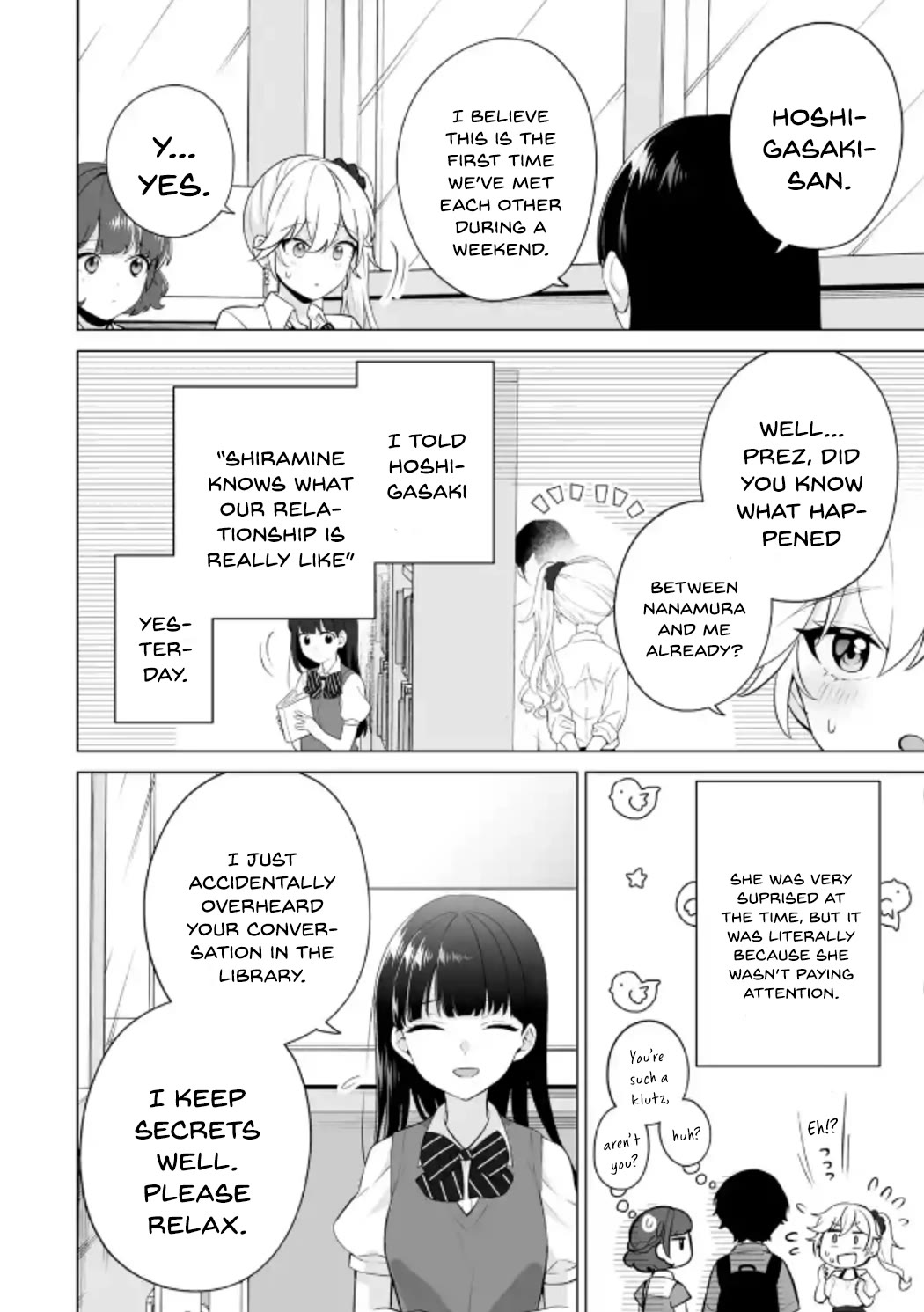 Please Leave Me Alone (For Some Reason, She Wants to Change a Lone Wolf's Helpless High School Life.) Chapter 21 page 4 - Chapter 21: I Didn't Expect Shiramine to be the Type to Hold a Grudge This Much?