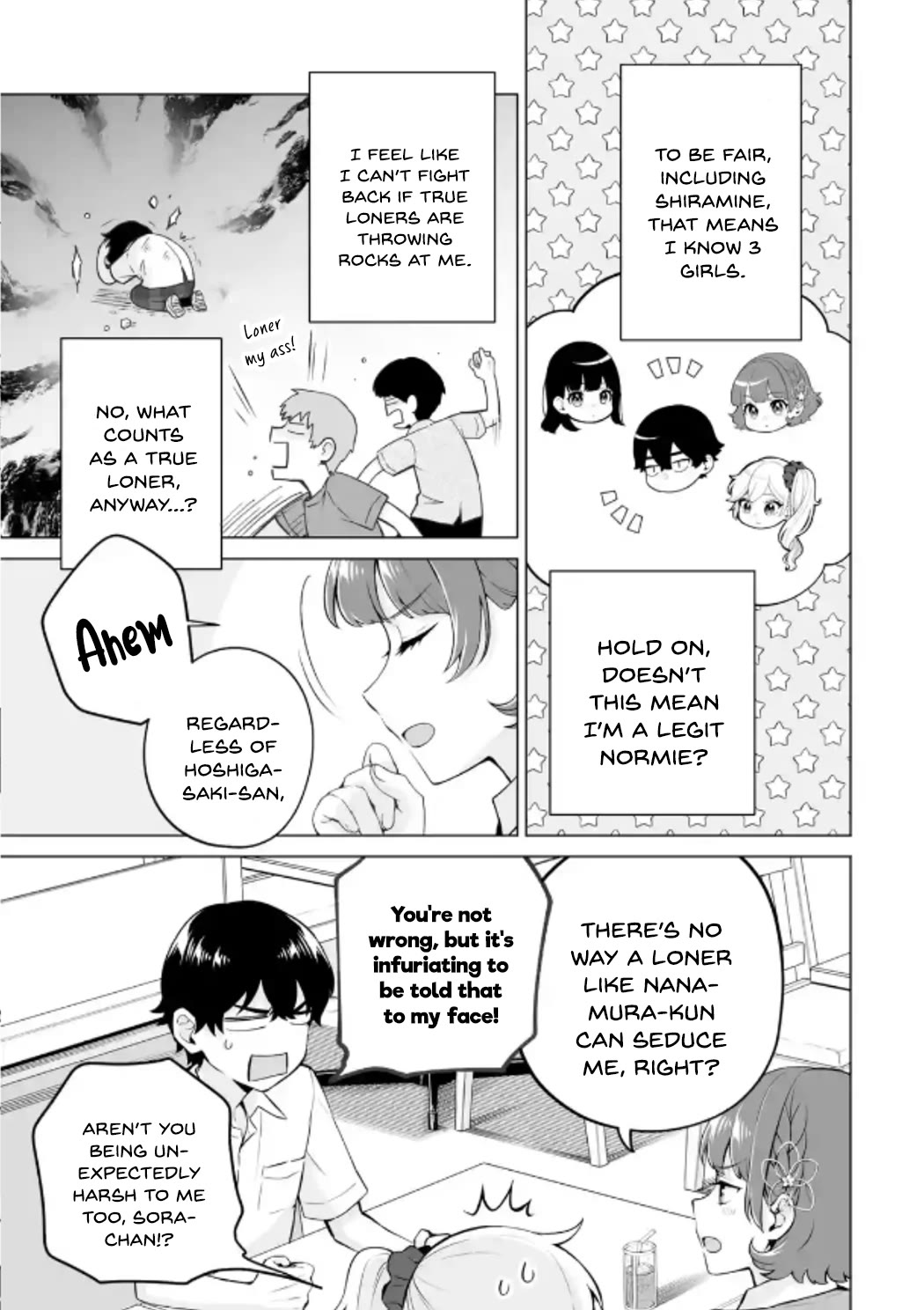 Please Leave Me Alone (For Some Reason, She Wants to Change a Lone Wolf's Helpless High School Life.) Chapter 21 page 7 - Chapter 21: I Didn't Expect Shiramine to be the Type to Hold a Grudge This Much?