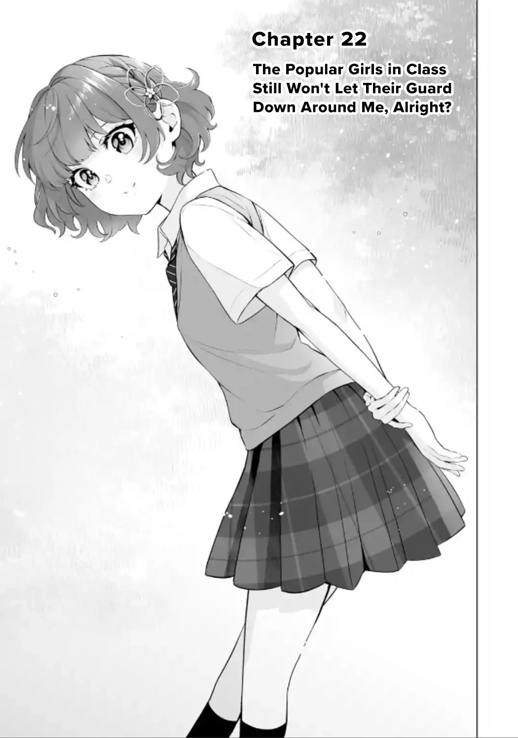 Please Leave Me Alone (For Some Reason, She Wants to Change a Lone Wolf's Helpless High School Life.) Chapter 22 page 1 - Chapter 22: The Popular Girls in Class Still Won't Let Their Guard Down Around Me, Alright?