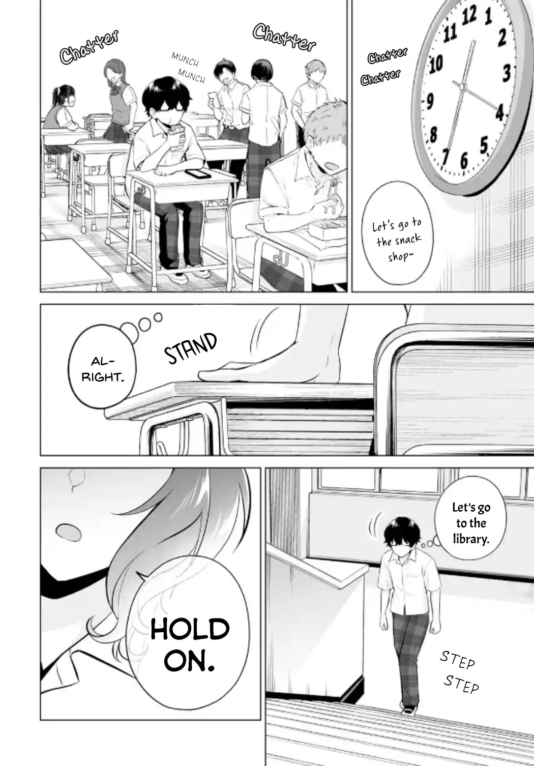 Please Leave Me Alone (For Some Reason, She Wants to Change a Lone Wolf's Helpless High School Life.) Chapter 22 page 14 - Chapter 22: The Popular Girls in Class Still Won't Let Their Guard Down Around Me, Alright?