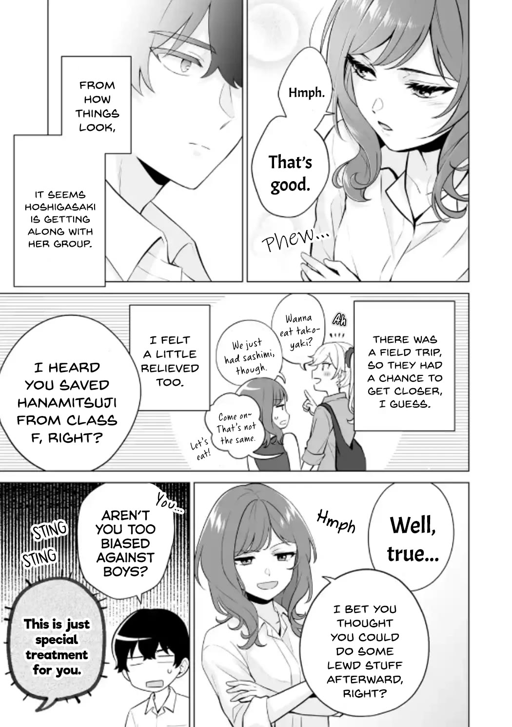 Please Leave Me Alone (For Some Reason, She Wants to Change a Lone Wolf's Helpless High School Life.) Chapter 22 page 17 - Chapter 22: The Popular Girls in Class Still Won't Let Their Guard Down Around Me, Alright?