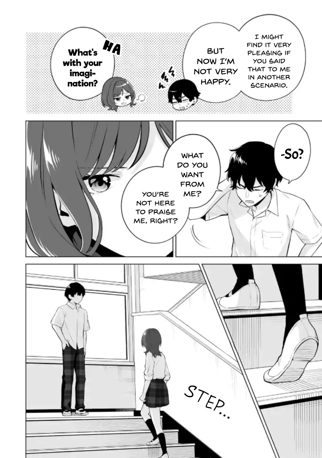 Please Leave Me Alone (For Some Reason, She Wants to Change a Lone Wolf's Helpless High School Life.) Chapter 22 page 18 - Chapter 22: The Popular Girls in Class Still Won't Let Their Guard Down Around Me, Alright?
