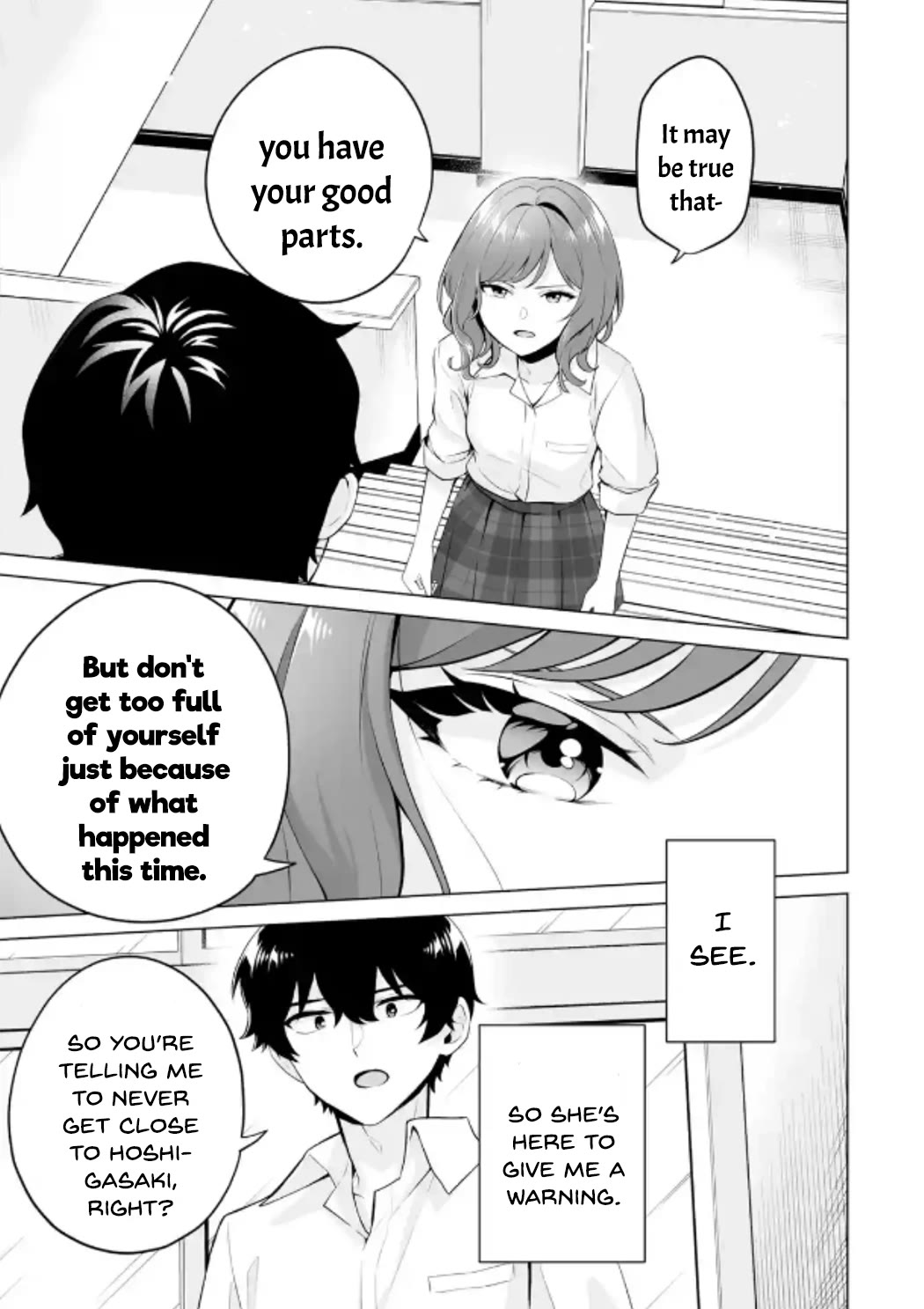 Please Leave Me Alone (For Some Reason, She Wants to Change a Lone Wolf's Helpless High School Life.) Chapter 22 page 19 - Chapter 22: The Popular Girls in Class Still Won't Let Their Guard Down Around Me, Alright?