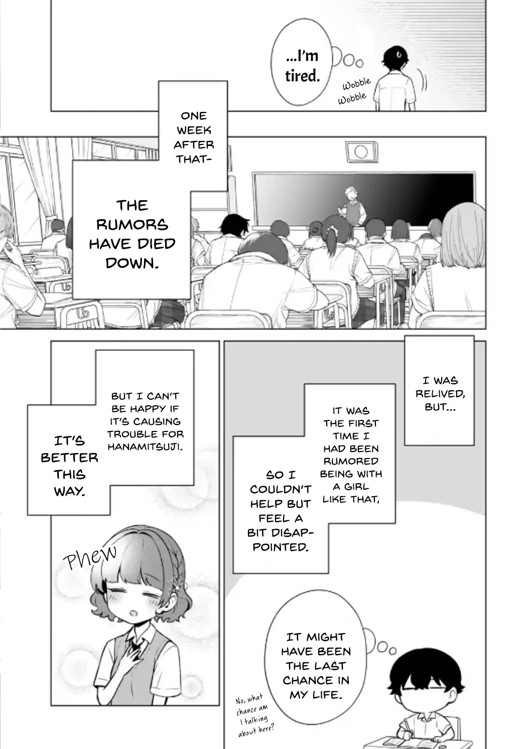 Please Leave Me Alone (For Some Reason, She Wants to Change a Lone Wolf's Helpless High School Life.) Chapter 22 page 23 - Chapter 22: The Popular Girls in Class Still Won't Let Their Guard Down Around Me, Alright?