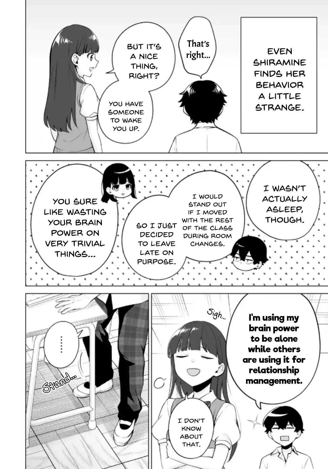 Please Leave Me Alone (For Some Reason, She Wants to Change a Lone Wolf's Helpless High School Life.) Chapter 22 page 28 - Chapter 22: The Popular Girls in Class Still Won't Let Their Guard Down Around Me, Alright?