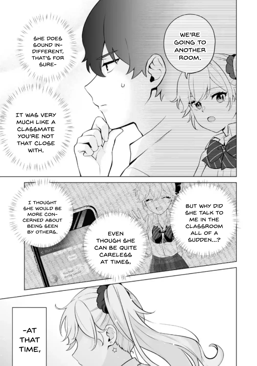 Please Leave Me Alone (For Some Reason, She Wants to Change a Lone Wolf's Helpless High School Life.) Chapter 22 page 29 - Chapter 22: The Popular Girls in Class Still Won't Let Their Guard Down Around Me, Alright?