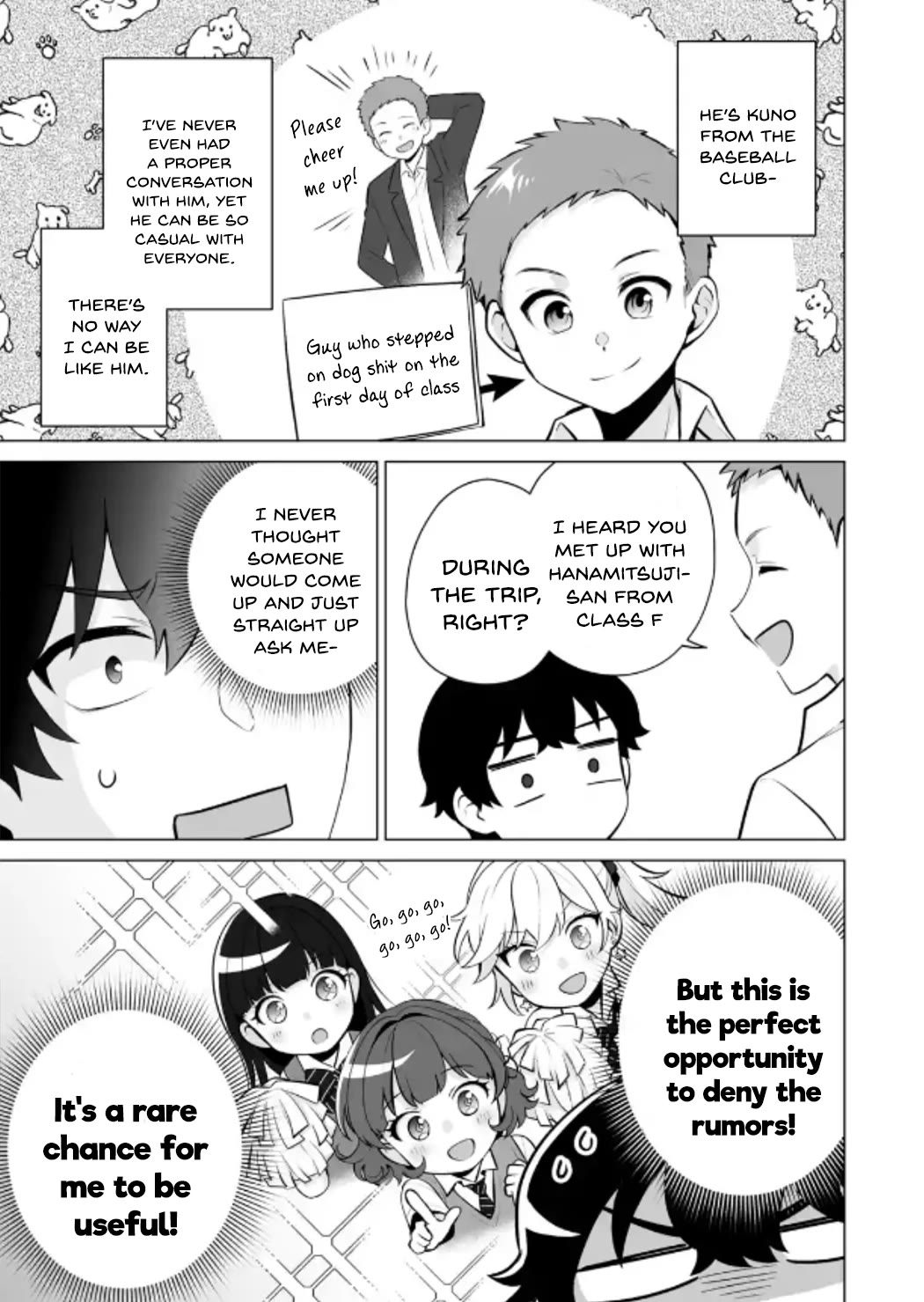 Please Leave Me Alone (For Some Reason, She Wants to Change a Lone Wolf's Helpless High School Life.) Chapter 22 page 5 - Chapter 22: The Popular Girls in Class Still Won't Let Their Guard Down Around Me, Alright?
