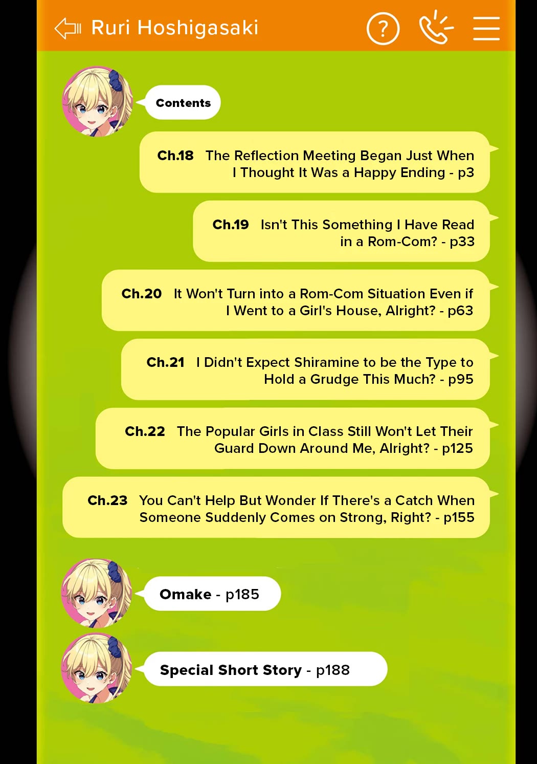 Please Leave Me Alone (For Some Reason, She Wants to Change a Lone Wolf's Helpless High School Life.) Chapter 23.5 page 4 - Chapter 23.5: Vol.4 Extras