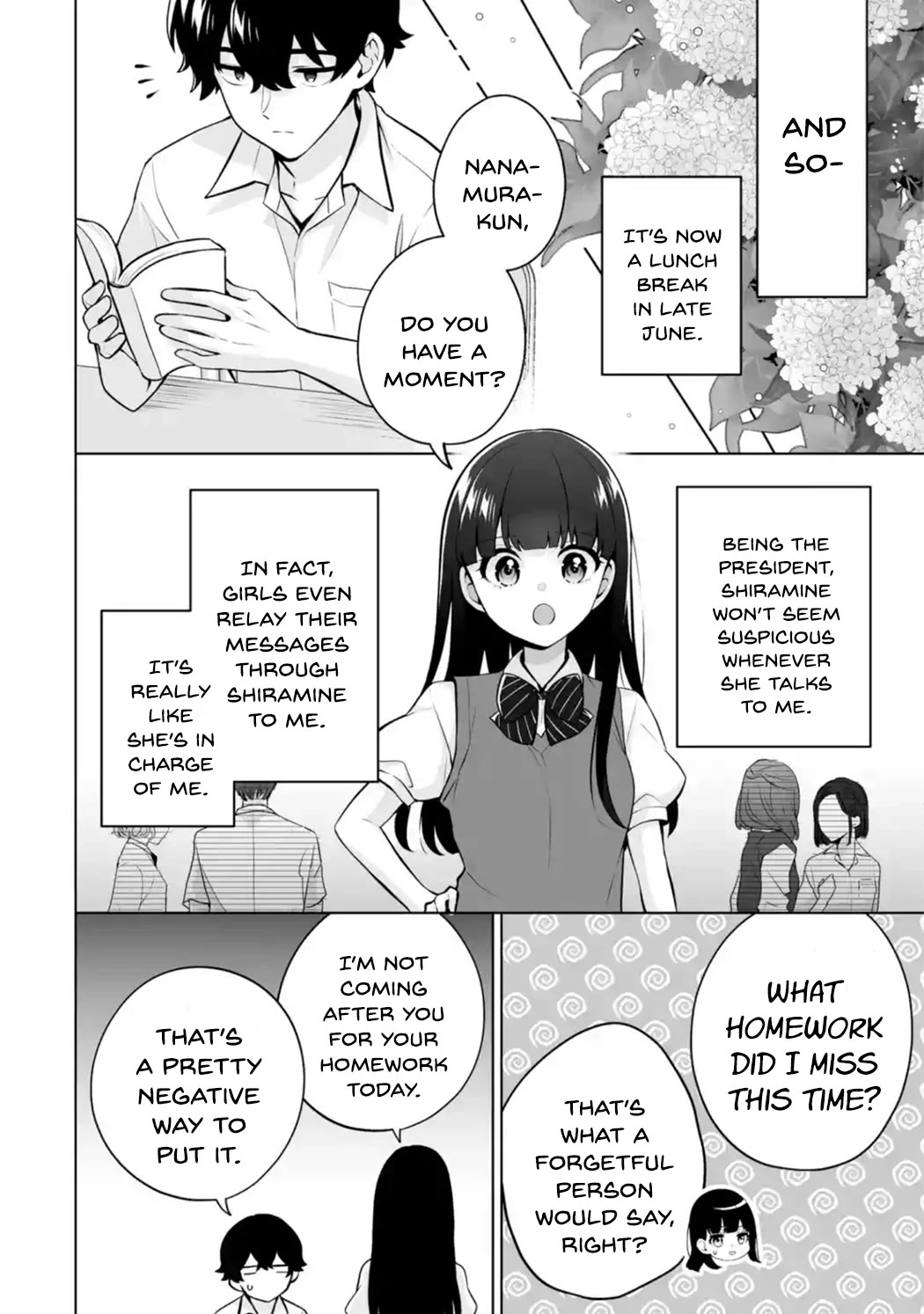 Please Leave Me Alone (For Some Reason, She Wants to Change a Lone Wolf's Helpless High School Life.) Chapter 23 page 18 - Chapter 23: You Can't Help But Wonder If There's a Catch When Someone Suddenly Comes on Strong, Right?