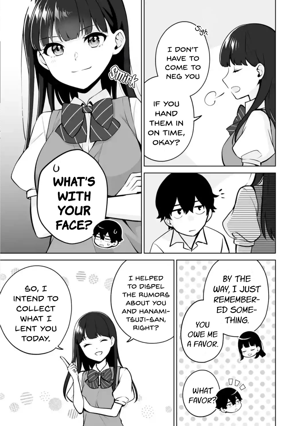 Please Leave Me Alone (For Some Reason, She Wants to Change a Lone Wolf's Helpless High School Life.) Chapter 23 page 19 - Chapter 23: You Can't Help But Wonder If There's a Catch When Someone Suddenly Comes on Strong, Right?