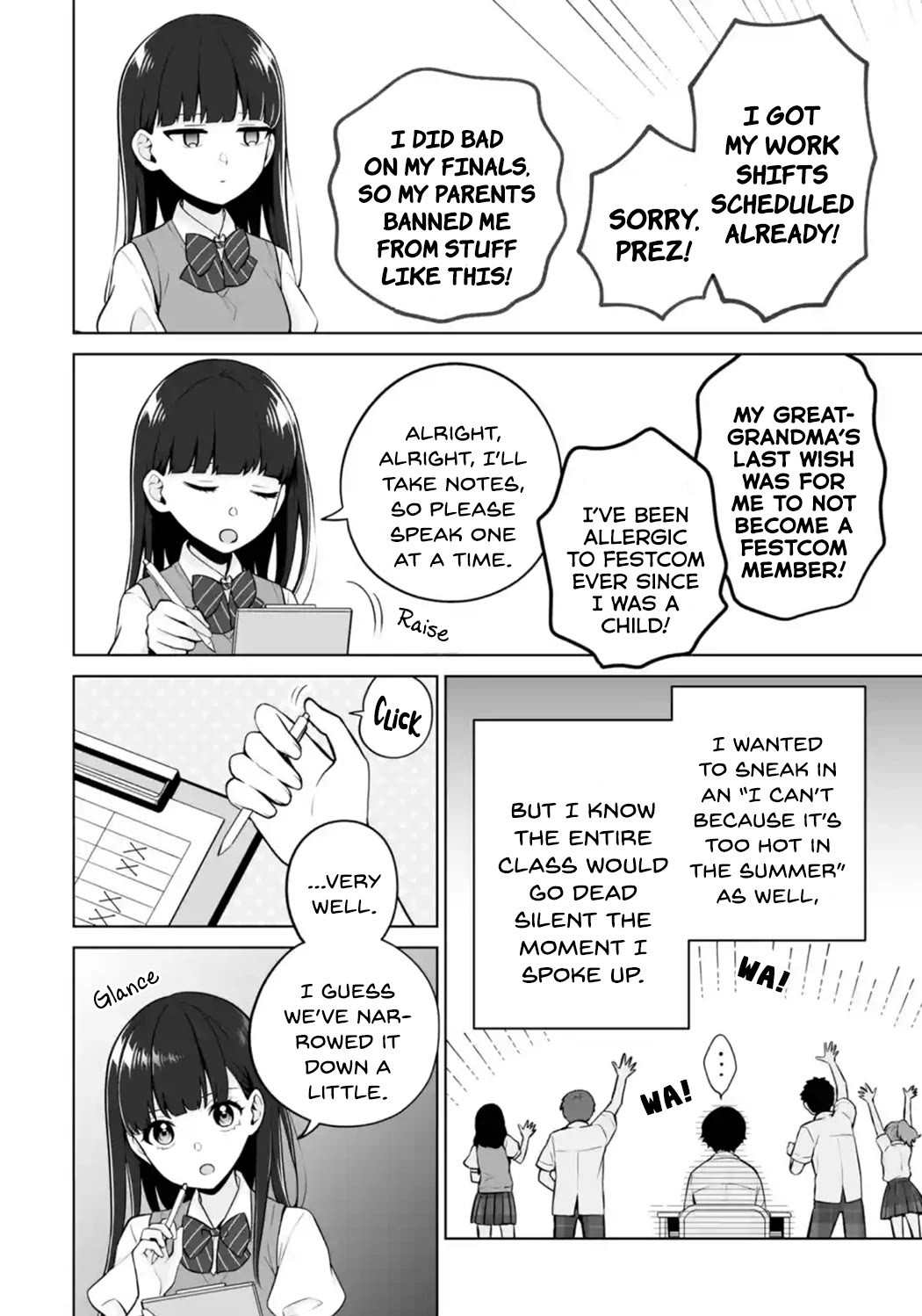 Please Leave Me Alone (For Some Reason, She Wants to Change a Lone Wolf's Helpless High School Life.) Chapter 23 page 28 - Chapter 23: You Can't Help But Wonder If There's a Catch When Someone Suddenly Comes on Strong, Right?