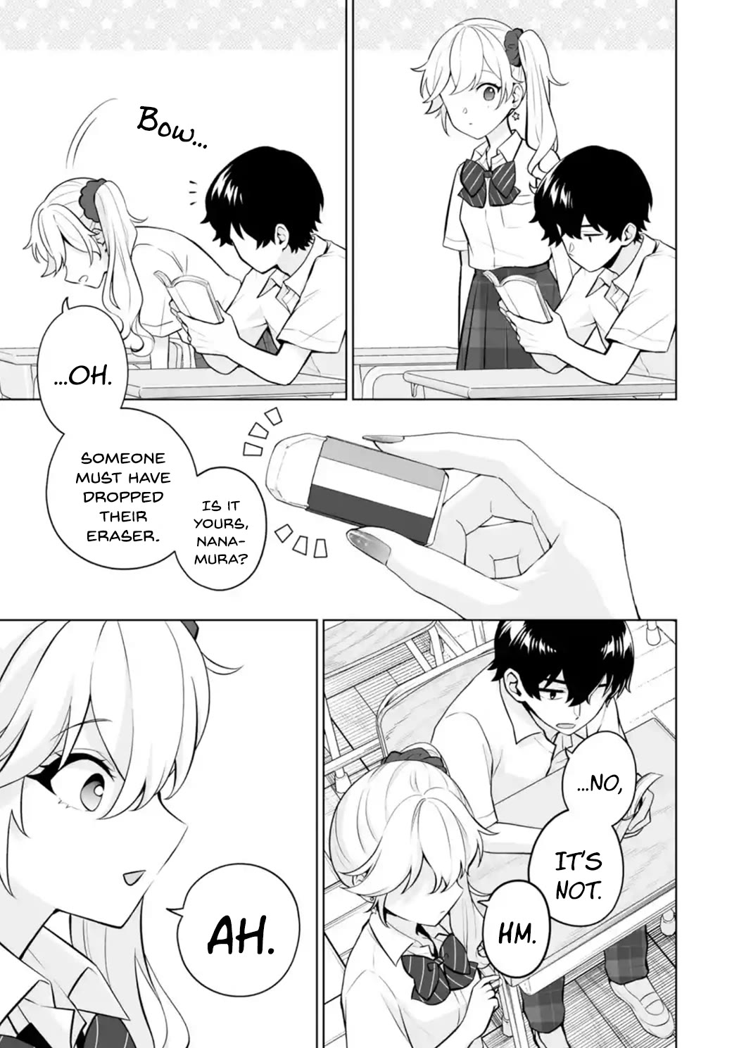 Please Leave Me Alone (For Some Reason, She Wants to Change a Lone Wolf's Helpless High School Life.) Chapter 23 page 5 - Chapter 23: You Can't Help But Wonder If There's a Catch When Someone Suddenly Comes on Strong, Right?