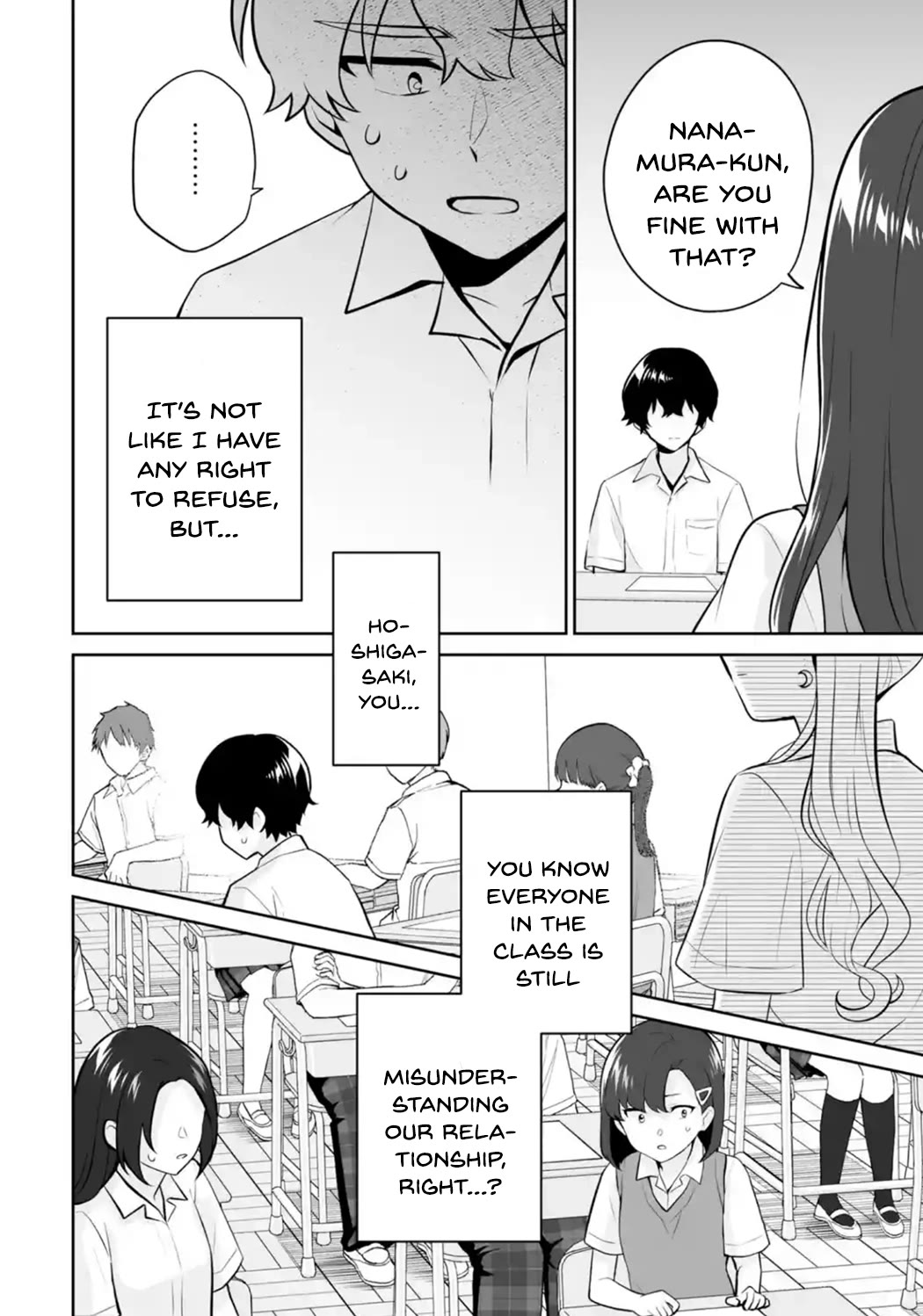 Please Leave Me Alone (For Some Reason, She Wants to Change a Lone Wolf's Helpless High School Life.) Chapter 24 page 12 - Chapter 24: I'm the One Who Wants to Ask What's in Her Head, Okay?