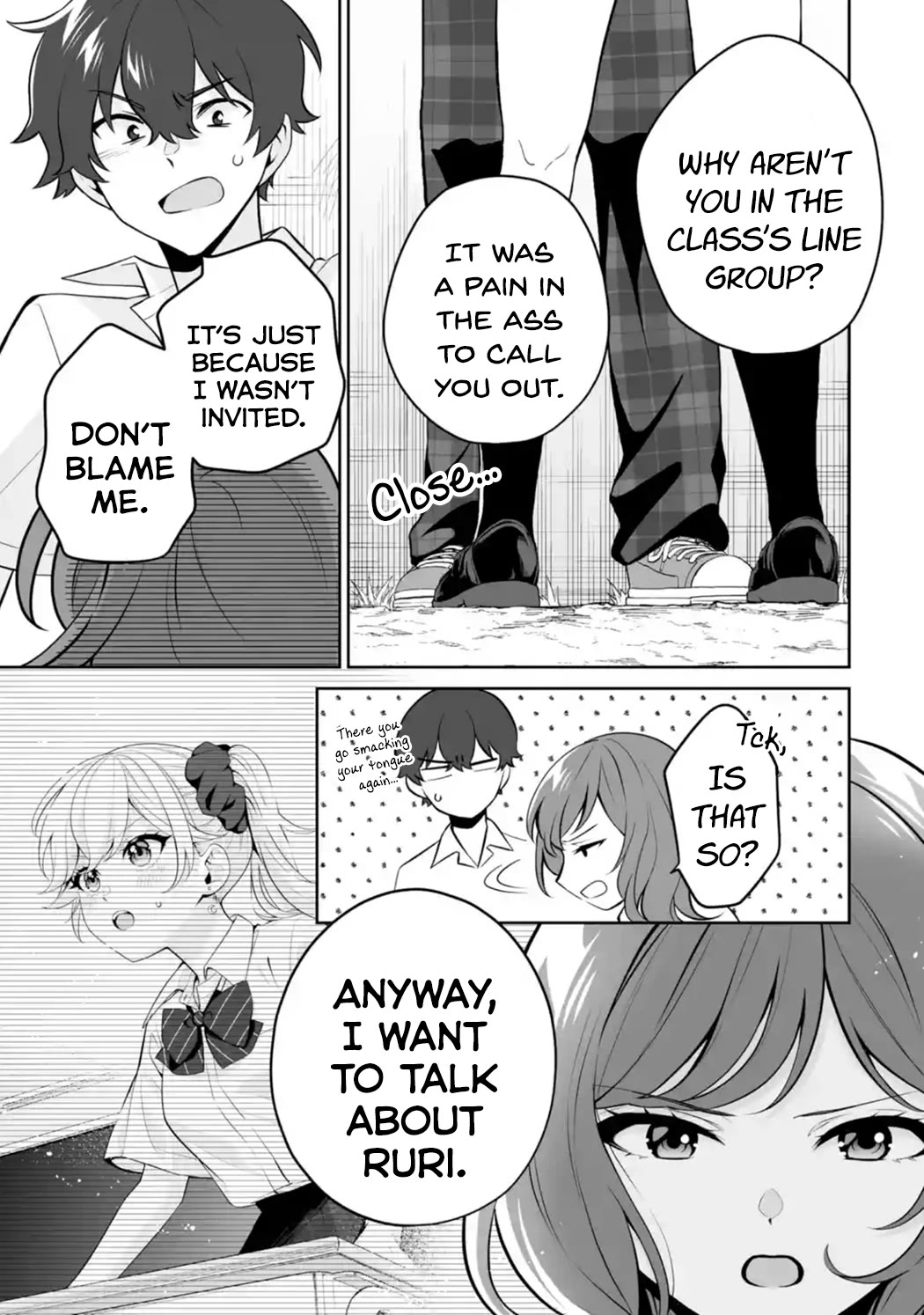 Please Leave Me Alone (For Some Reason, She Wants to Change a Lone Wolf's Helpless High School Life.) Chapter 24 page 19 - Chapter 24: I'm the One Who Wants to Ask What's in Her Head, Okay?