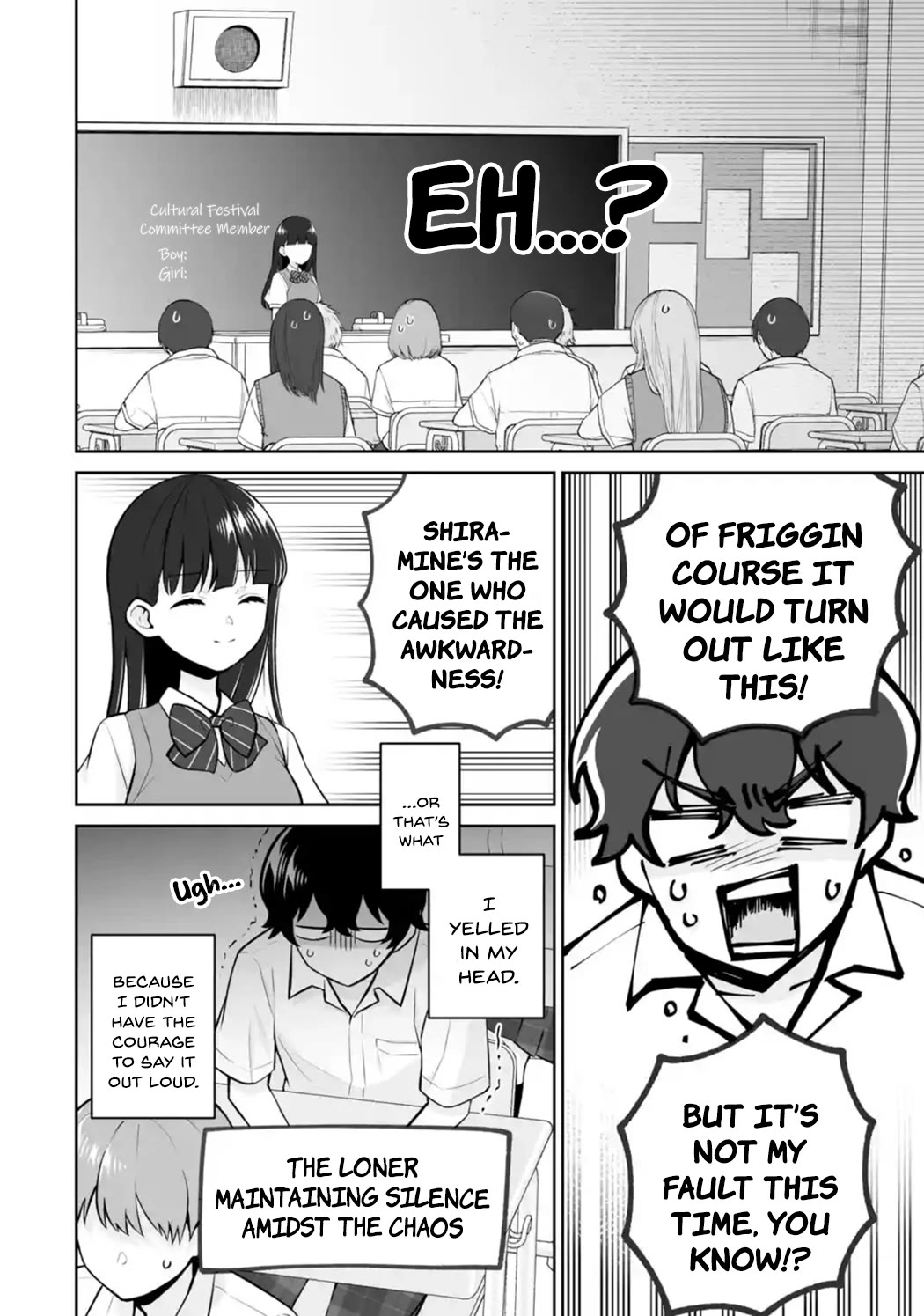 Please Leave Me Alone (For Some Reason, She Wants to Change a Lone Wolf's Helpless High School Life.) Chapter 24 page 2 - Chapter 24: I'm the One Who Wants to Ask What's in Her Head, Okay?