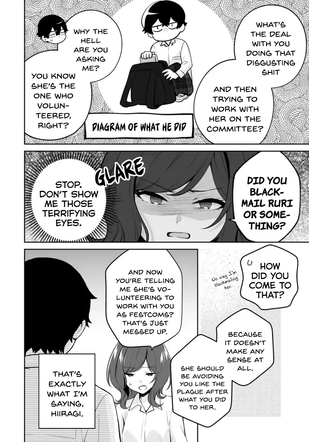 Please Leave Me Alone (For Some Reason, She Wants to Change a Lone Wolf's Helpless High School Life.) Chapter 24 page 20 - Chapter 24: I'm the One Who Wants to Ask What's in Her Head, Okay?