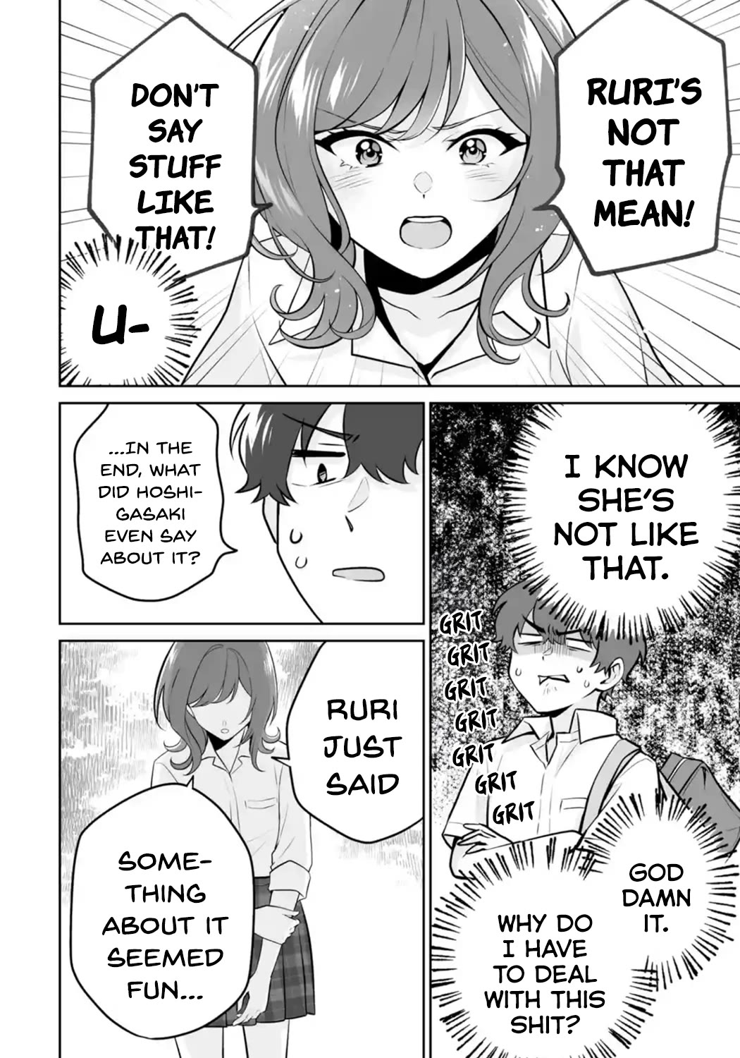 Please Leave Me Alone (For Some Reason, She Wants to Change a Lone Wolf's Helpless High School Life.) Chapter 24 page 24 - Chapter 24: I'm the One Who Wants to Ask What's in Her Head, Okay?