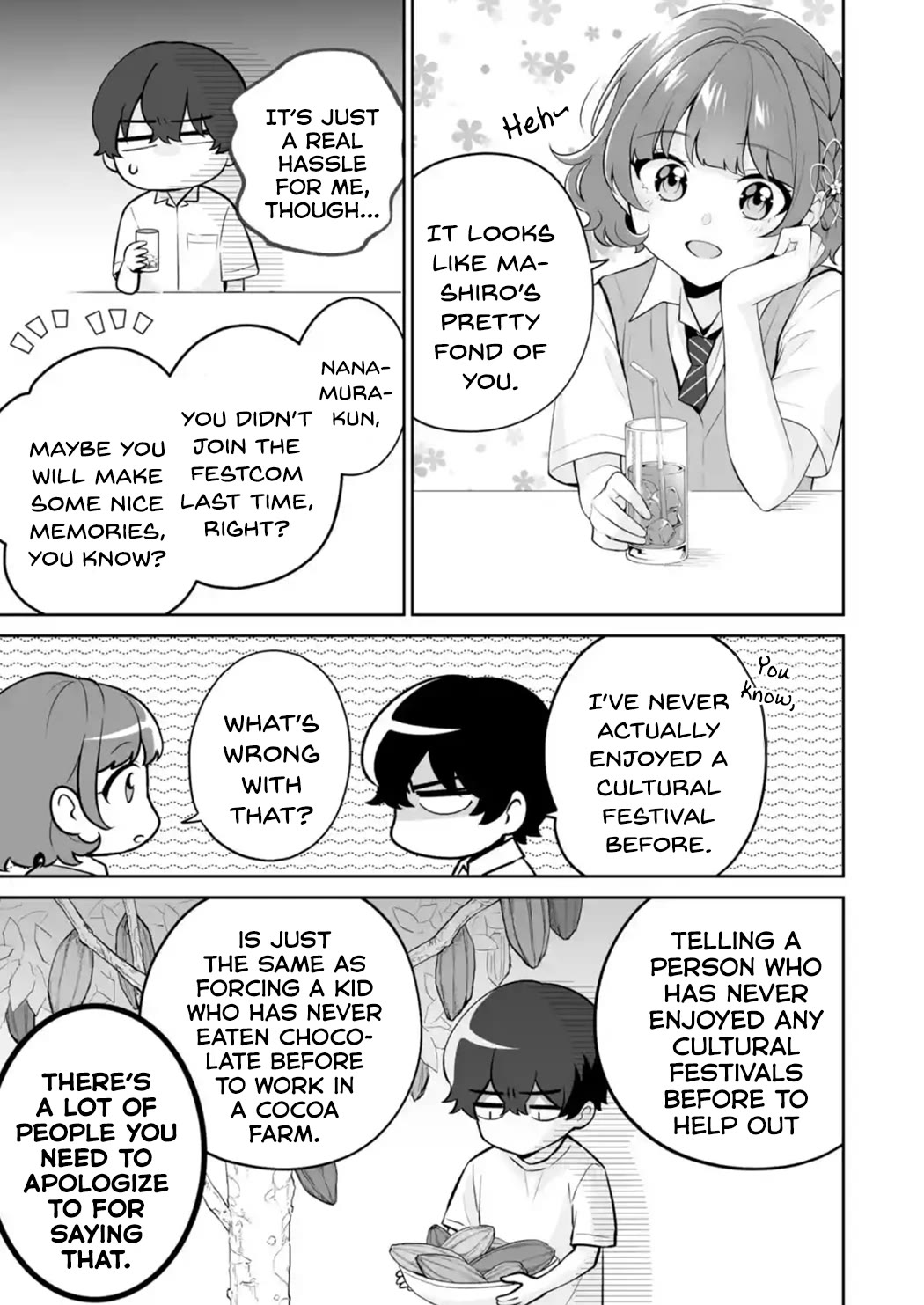 Please Leave Me Alone (For Some Reason, She Wants to Change a Lone Wolf's Helpless High School Life.) Chapter 24 page 29 - Chapter 24: I'm the One Who Wants to Ask What's in Her Head, Okay?