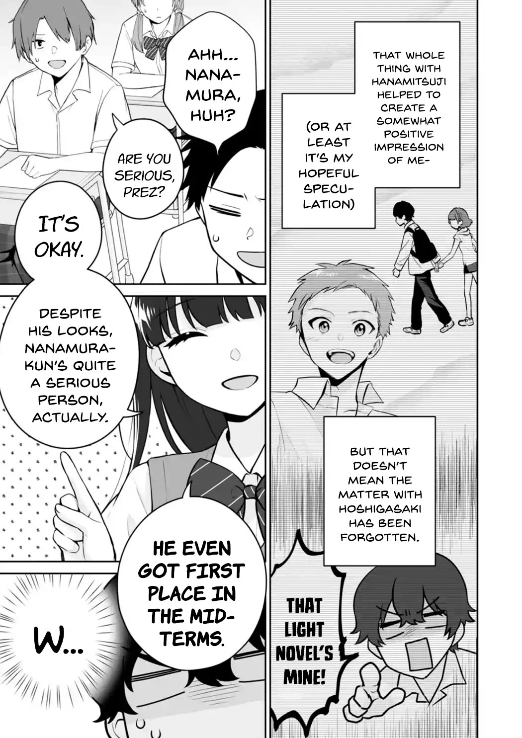 Please Leave Me Alone (For Some Reason, She Wants to Change a Lone Wolf's Helpless High School Life.) Chapter 24 page 3 - Chapter 24: I'm the One Who Wants to Ask What's in Her Head, Okay?