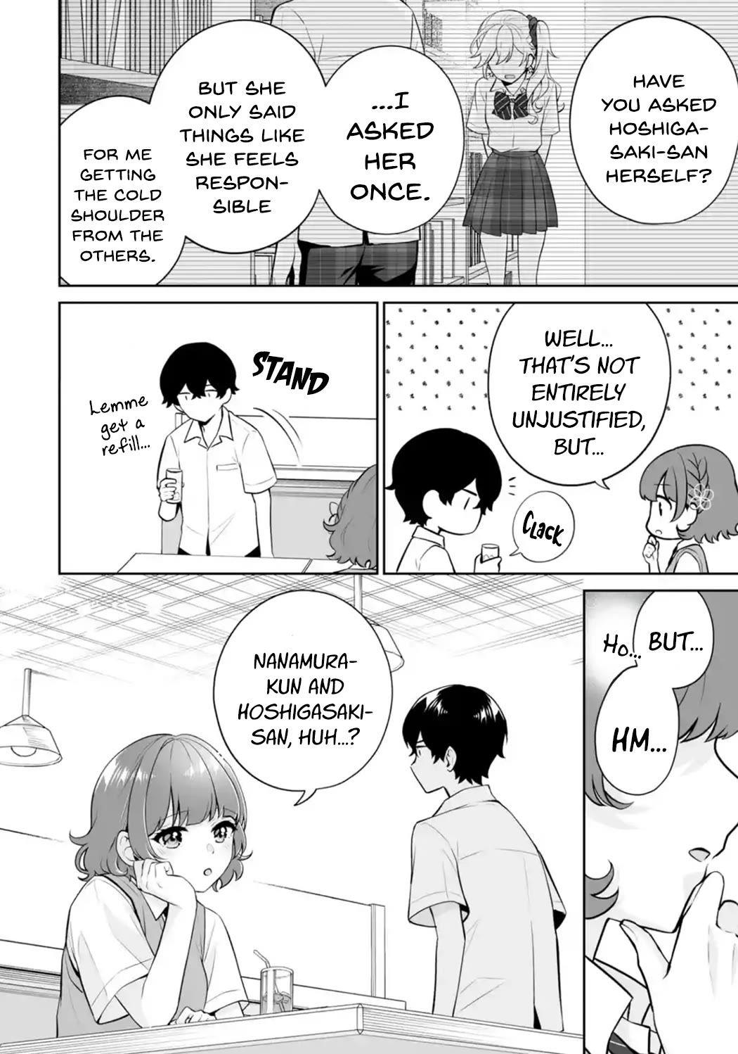 Please Leave Me Alone (For Some Reason, She Wants to Change a Lone Wolf's Helpless High School Life.) Chapter 24 page 32 - Chapter 24: I'm the One Who Wants to Ask What's in Her Head, Okay?