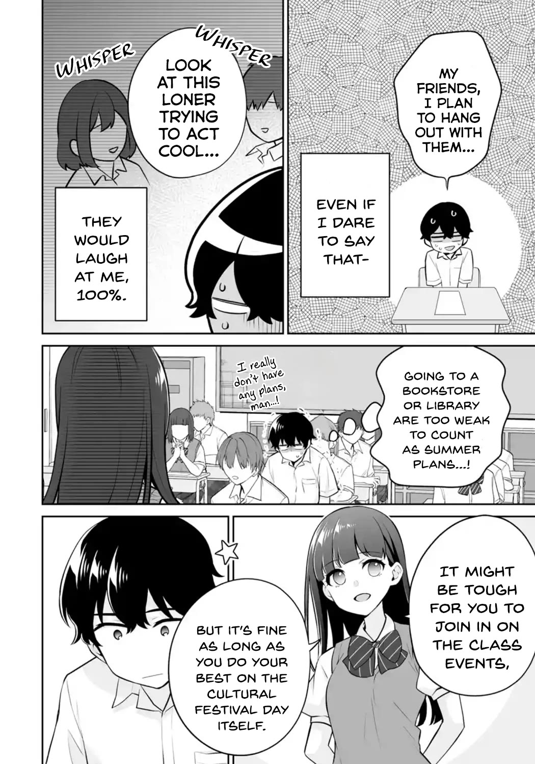 Please Leave Me Alone (For Some Reason, She Wants to Change a Lone Wolf's Helpless High School Life.) Chapter 24 page 6 - Chapter 24: I'm the One Who Wants to Ask What's in Her Head, Okay?