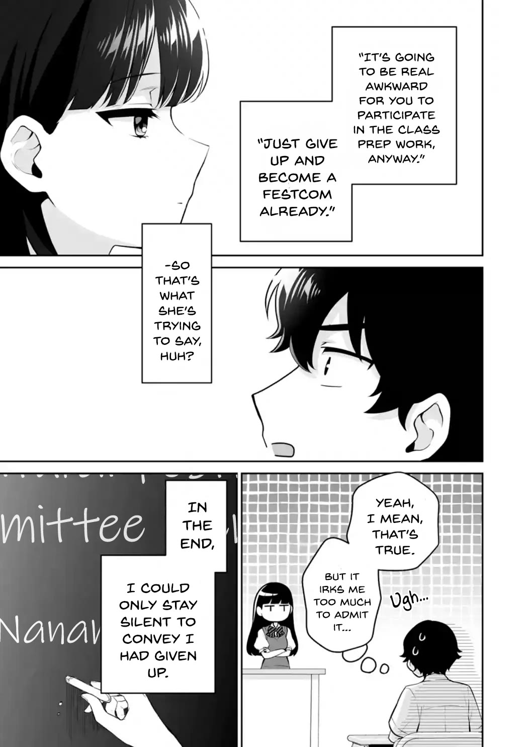Please Leave Me Alone (For Some Reason, She Wants to Change a Lone Wolf's Helpless High School Life.) Chapter 24 page 7 - Chapter 24: I'm the One Who Wants to Ask What's in Her Head, Okay?