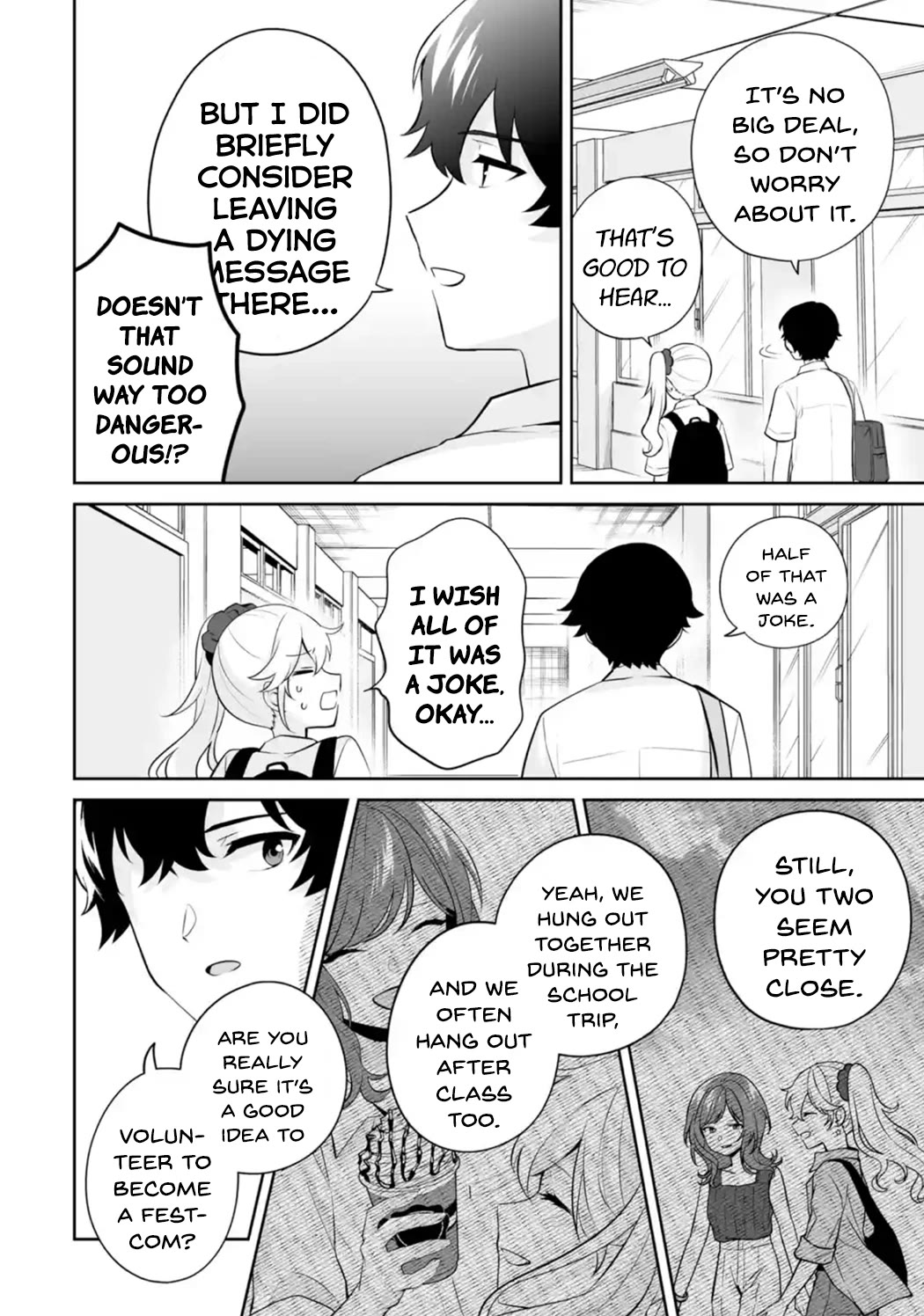 Please Leave Me Alone (For Some Reason, She Wants to Change a Lone Wolf's Helpless High School Life.) Chapter 25 page 14 - Chapter 25: I Would Rather Not Get Caught Up in Girls' Relationships, Okay?