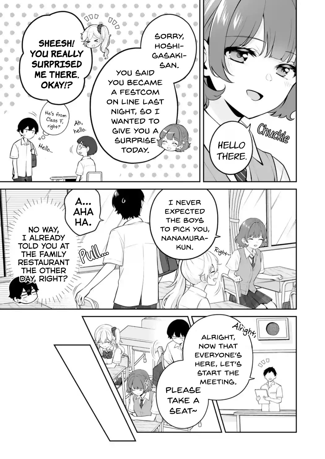 Please Leave Me Alone (For Some Reason, She Wants to Change a Lone Wolf's Helpless High School Life.) Chapter 25 page 17 - Chapter 25: I Would Rather Not Get Caught Up in Girls' Relationships, Okay?