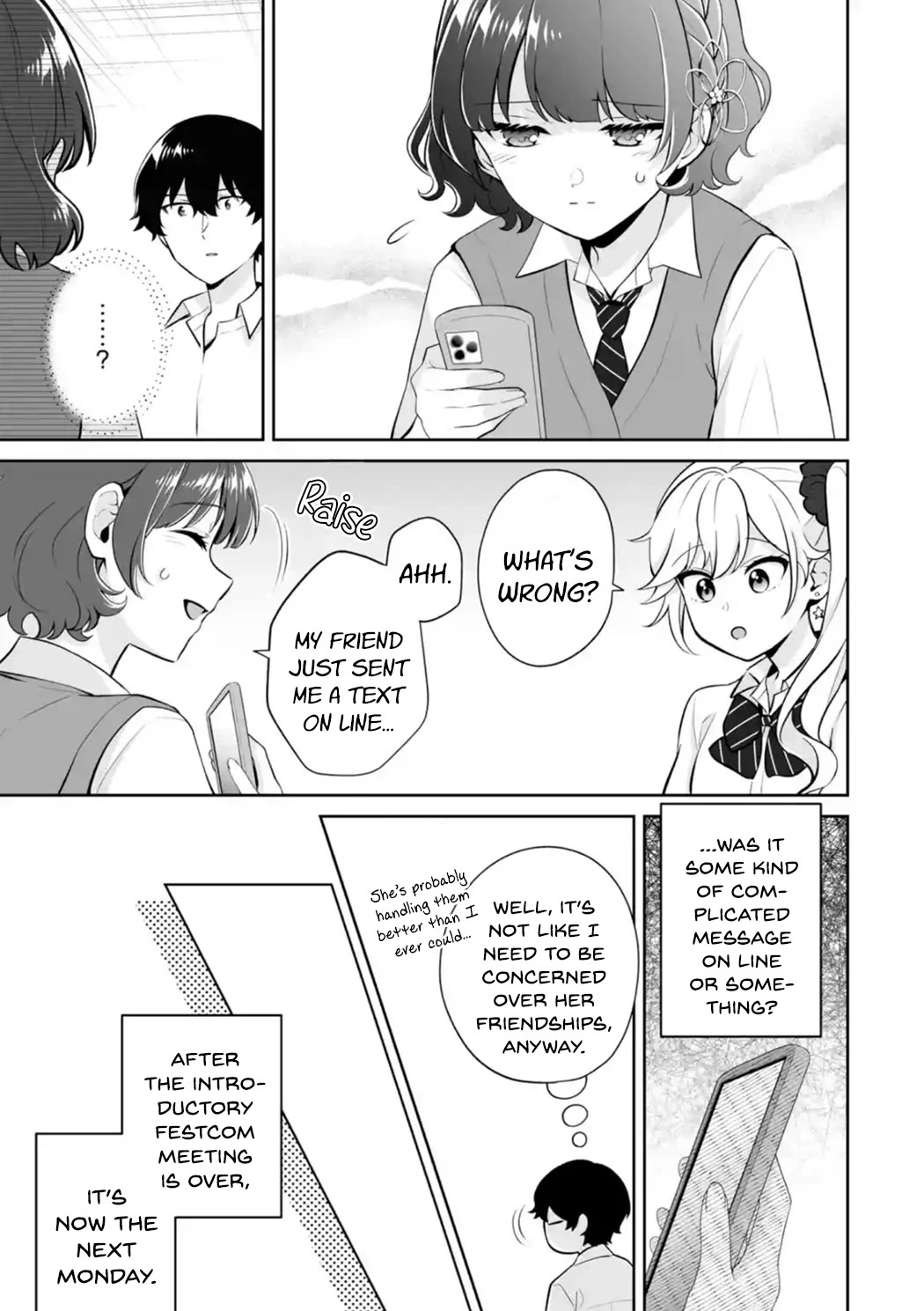 Please Leave Me Alone (For Some Reason, She Wants to Change a Lone Wolf's Helpless High School Life.) Chapter 25 page 21 - Chapter 25: I Would Rather Not Get Caught Up in Girls' Relationships, Okay?
