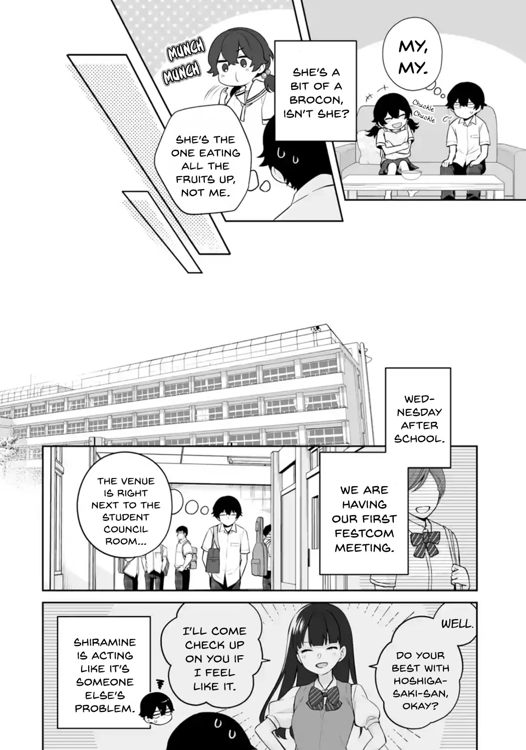 Please Leave Me Alone (For Some Reason, She Wants to Change a Lone Wolf's Helpless High School Life.) Chapter 25 page 8 - Chapter 25: I Would Rather Not Get Caught Up in Girls' Relationships, Okay?