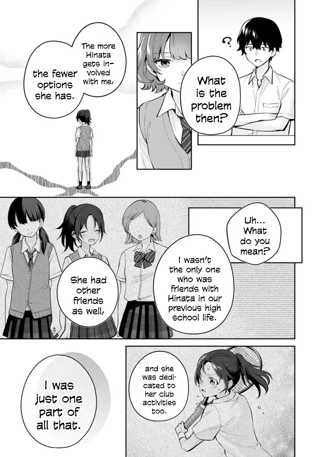 Please Leave Me Alone (For Some Reason, She Wants to Change a Lone Wolf's Helpless High School Life.) Chapter 26 page 13 - Chapter 26: How Is a Loner Supposed to Understand the Right Distance Between Friends?