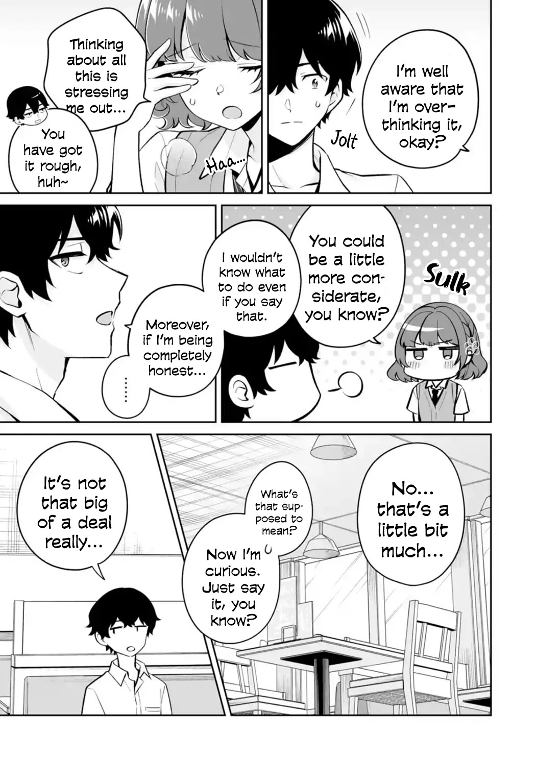 Please Leave Me Alone (For Some Reason, She Wants to Change a Lone Wolf's Helpless High School Life.) Chapter 26 page 15 - Chapter 26: How Is a Loner Supposed to Understand the Right Distance Between Friends?
