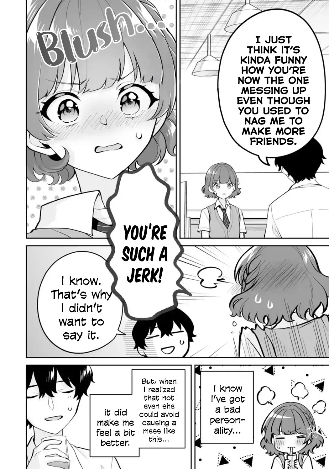 Please Leave Me Alone (For Some Reason, She Wants to Change a Lone Wolf's Helpless High School Life.) Chapter 26 page 16 - Chapter 26: How Is a Loner Supposed to Understand the Right Distance Between Friends?