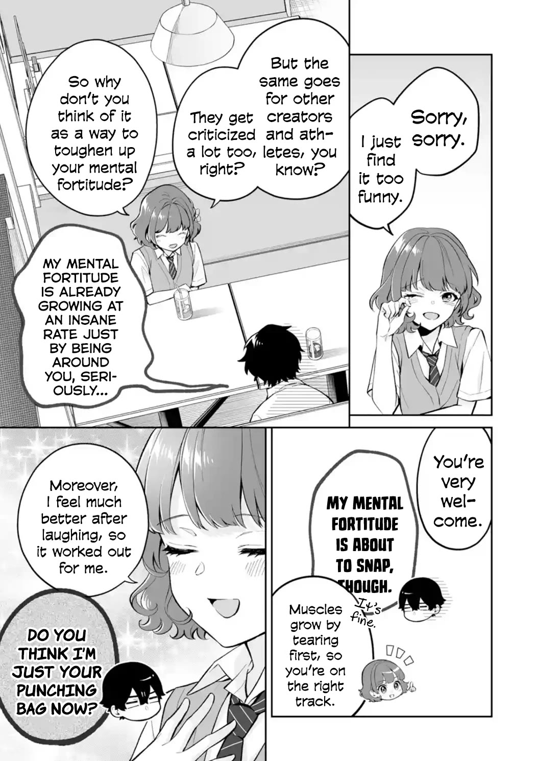 Please Leave Me Alone (For Some Reason, She Wants to Change a Lone Wolf's Helpless High School Life.) Chapter 26 page 19 - Chapter 26: How Is a Loner Supposed to Understand the Right Distance Between Friends?