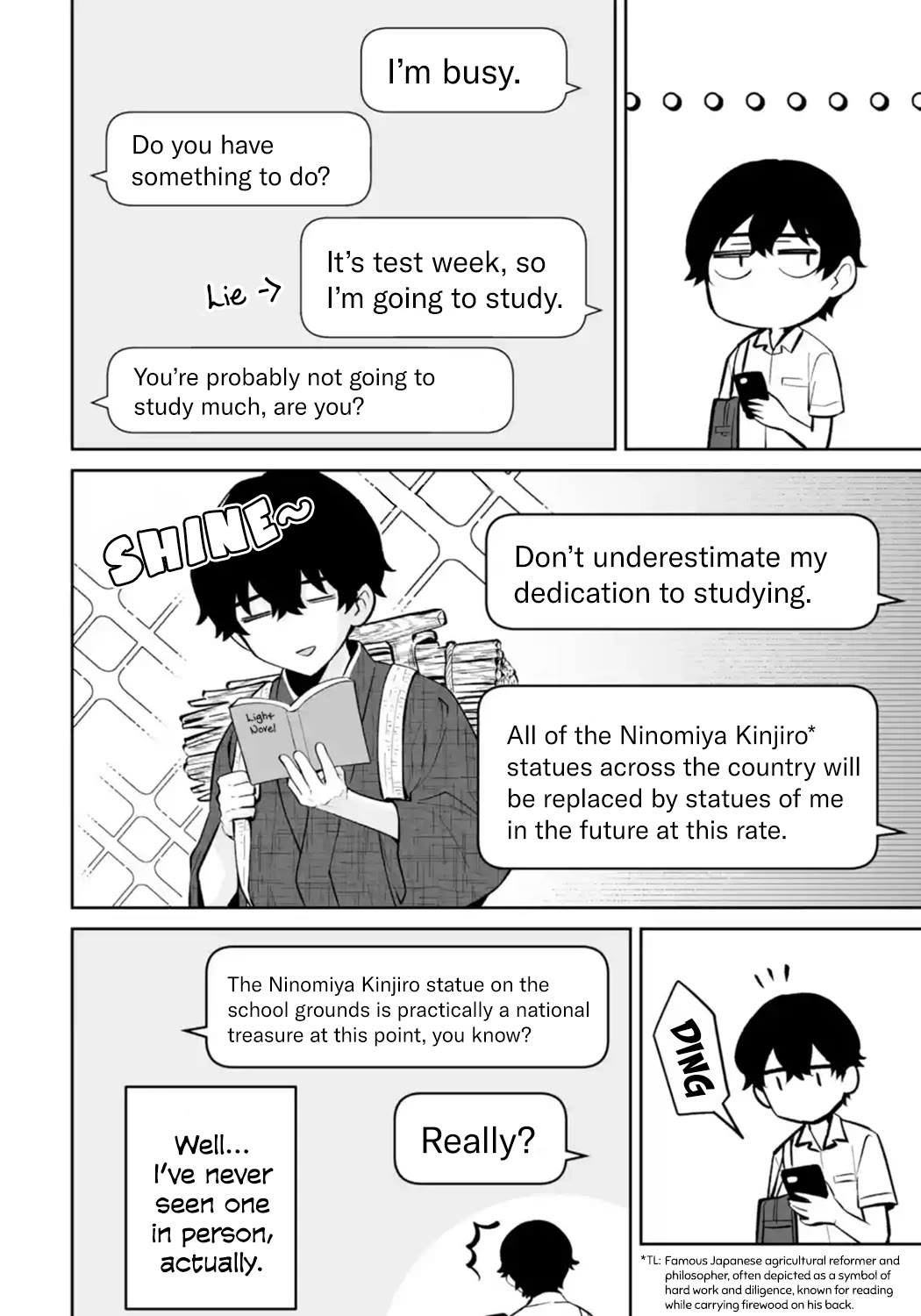 Please Leave Me Alone (For Some Reason, She Wants to Change a Lone Wolf's Helpless High School Life.) Chapter 26 page 24 - Chapter 26: How Is a Loner Supposed to Understand the Right Distance Between Friends?