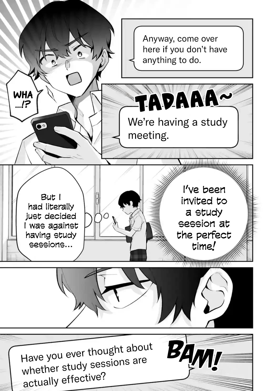 Please Leave Me Alone (For Some Reason, She Wants to Change a Lone Wolf's Helpless High School Life.) Chapter 26 page 25 - Chapter 26: How Is a Loner Supposed to Understand the Right Distance Between Friends?