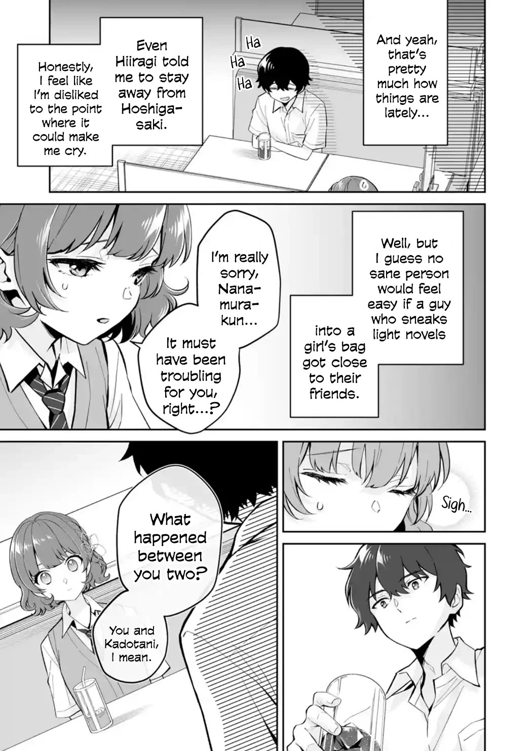 Please Leave Me Alone (For Some Reason, She Wants to Change a Lone Wolf's Helpless High School Life.) Chapter 26 page 5 - Chapter 26: How Is a Loner Supposed to Understand the Right Distance Between Friends?