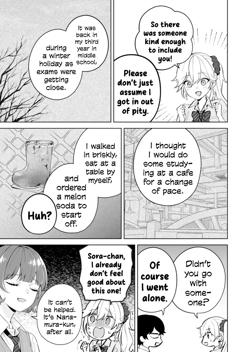 Please Leave Me Alone (For Some Reason, She Wants to Change a Lone Wolf's Helpless High School Life.) Chapter 27 page 13 - Chapter 27: I Have Never Seen Anyone Actually Study at a Study Meeting, You Know?