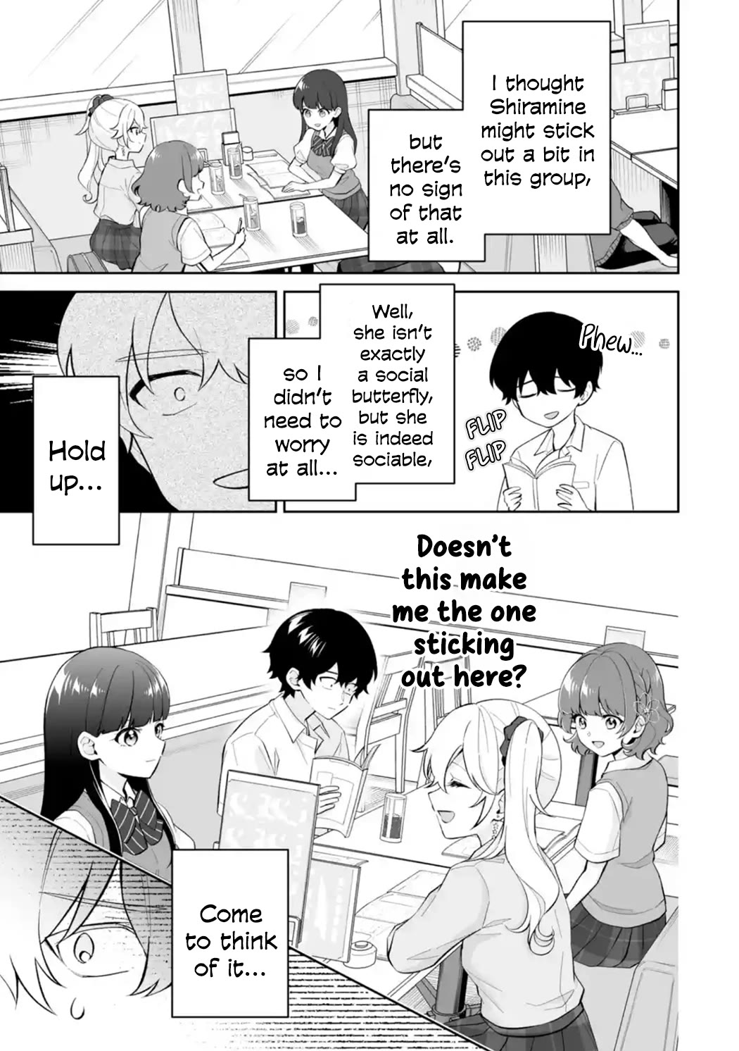 Please Leave Me Alone (For Some Reason, She Wants to Change a Lone Wolf's Helpless High School Life.) Chapter 27 page 5 - Chapter 27: I Have Never Seen Anyone Actually Study at a Study Meeting, You Know?