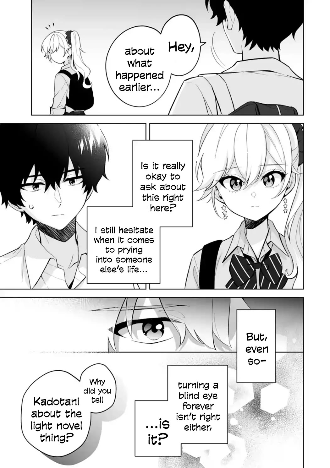 Please Leave Me Alone (For Some Reason, She Wants to Change a Lone Wolf's Helpless High School Life.) Chapter 28 page 11 - Chapter 28: Honestly, Saying You Want to be Like Me Is Way Too Much of a Burden, You Know?