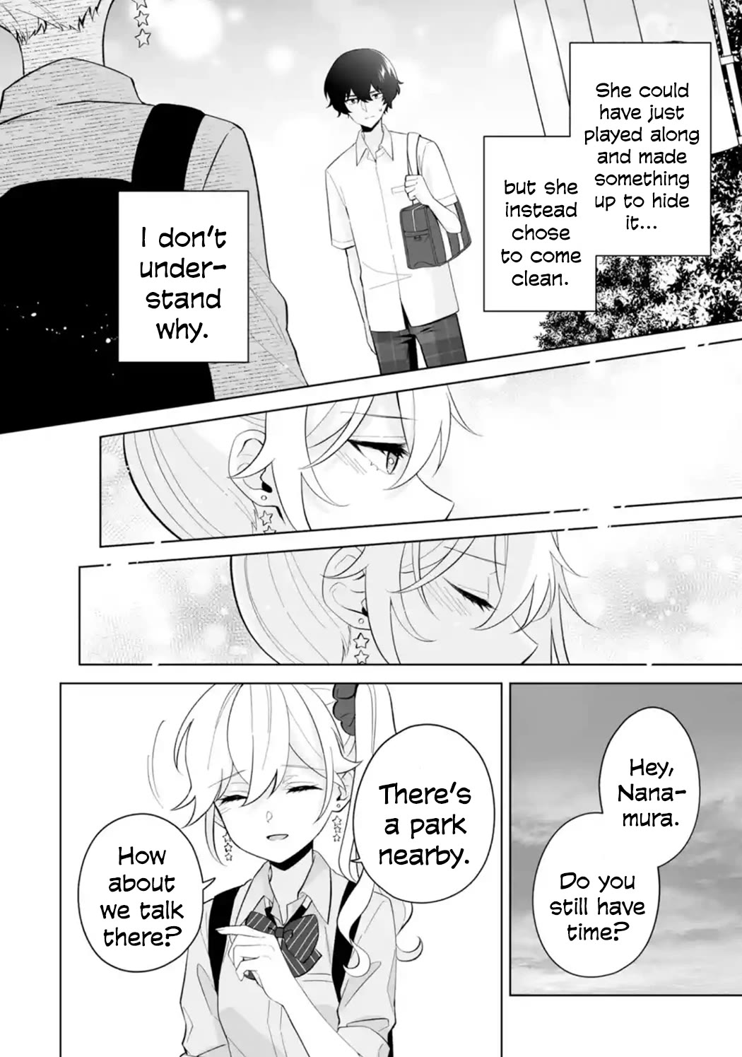 Please Leave Me Alone (For Some Reason, She Wants to Change a Lone Wolf's Helpless High School Life.) Chapter 28 page 12 - Chapter 28: Honestly, Saying You Want to be Like Me Is Way Too Much of a Burden, You Know?