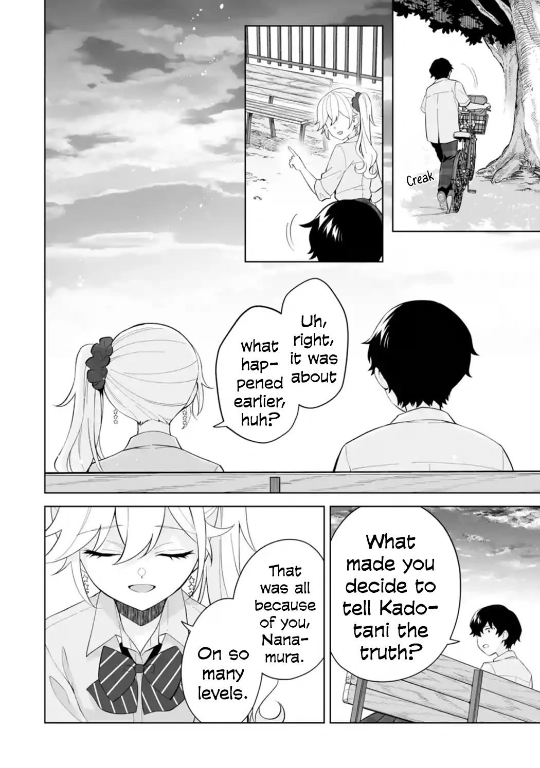 Please Leave Me Alone (For Some Reason, She Wants to Change a Lone Wolf's Helpless High School Life.) Chapter 28 page 14 - Chapter 28: Honestly, Saying You Want to be Like Me Is Way Too Much of a Burden, You Know?