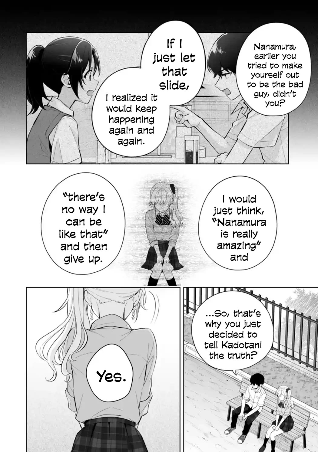 Please Leave Me Alone (For Some Reason, She Wants to Change a Lone Wolf's Helpless High School Life.) Chapter 28 page 22 - Chapter 28: Honestly, Saying You Want to be Like Me Is Way Too Much of a Burden, You Know?
