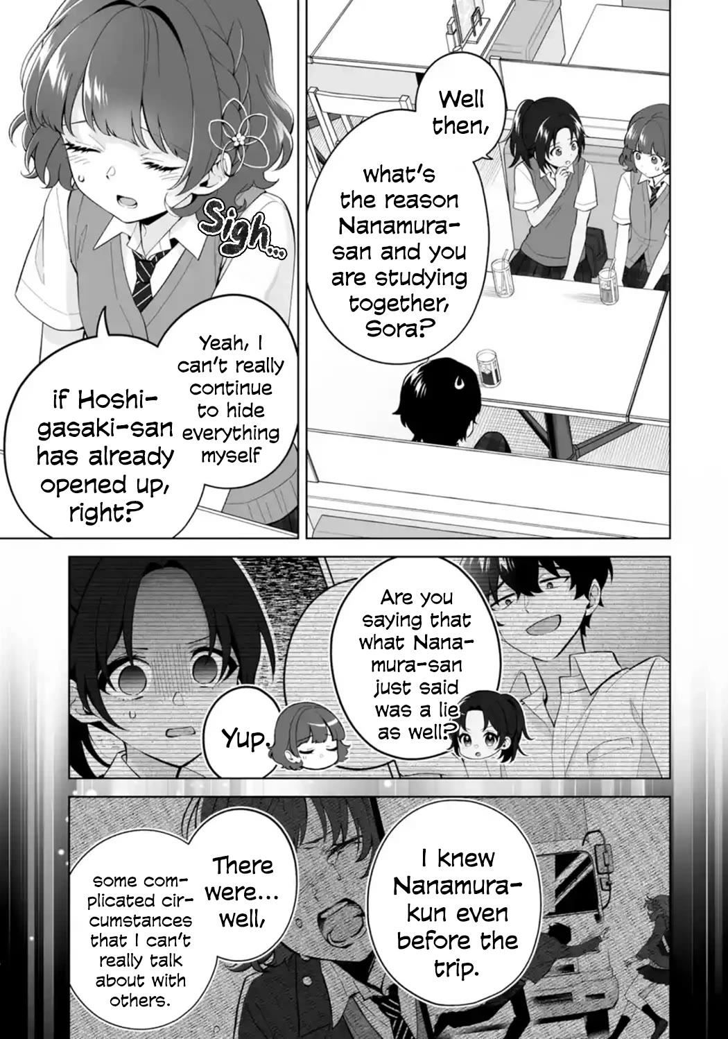 Please Leave Me Alone (For Some Reason, She Wants to Change a Lone Wolf's Helpless High School Life.) Chapter 28 page 3 - Chapter 28: Honestly, Saying You Want to be Like Me Is Way Too Much of a Burden, You Know?