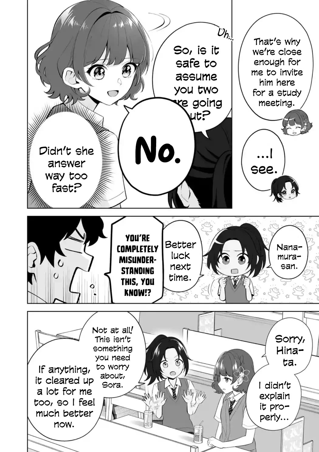 Please Leave Me Alone (For Some Reason, She Wants to Change a Lone Wolf's Helpless High School Life.) Chapter 28 page 4 - Chapter 28: Honestly, Saying You Want to be Like Me Is Way Too Much of a Burden, You Know?